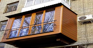 Внешняя отделка балкона Верхняя Пышма цена от 1049 руб. м/2.